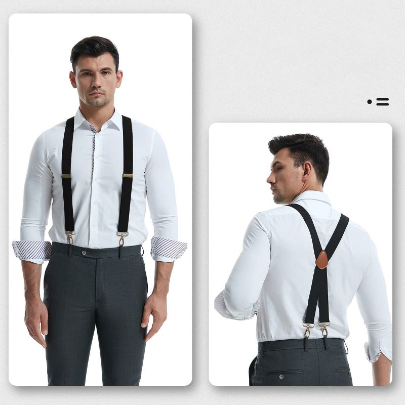 🎉 2026 Sale — Over 25,000 Sold!🥰Universal X-Shaped High-Elastic Suspenders