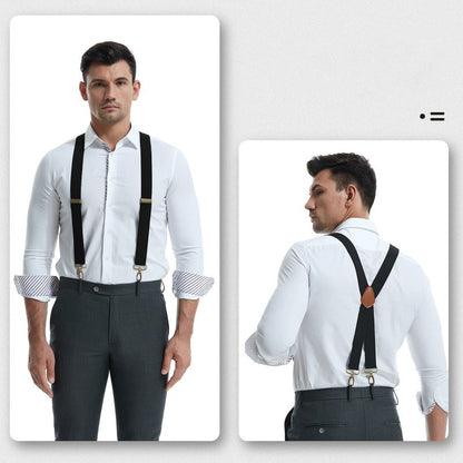 🎉 2026 Sale — Over 25,000 Sold!🥰Universal X-Shaped High-Elastic Suspenders