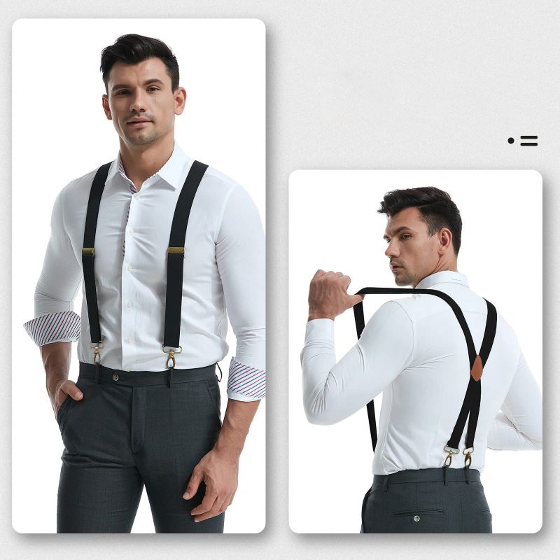 🎉 2026 Sale — Over 25,000 Sold!🥰Universal X-Shaped High-Elastic Suspenders