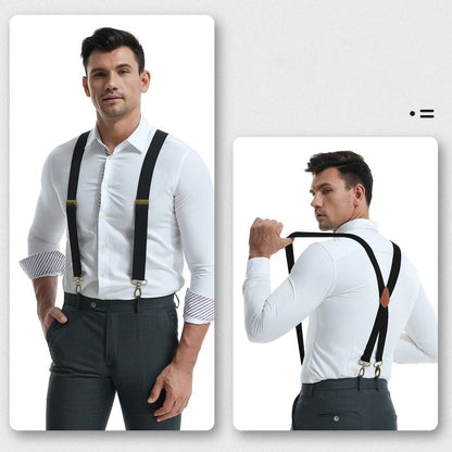 🎉 2026 Sale — Over 25,000 Sold!🥰Universal X-Shaped High-Elastic Suspenders