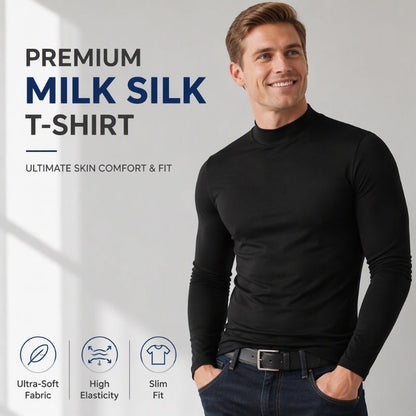 🎉The Lowest Price But The Best Quality!🔥Men's Slim Fit Mock Turtleneck Top