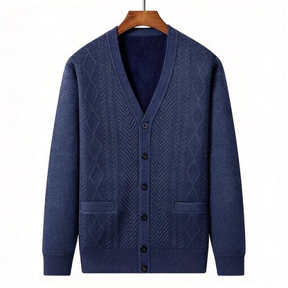 💖Black Friday Mega Deal – 50% off!💖 🍁Men's Classic Thermal Cardigan Sweater🎁