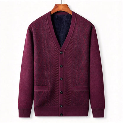 💖Black Friday Mega Deal – 50% off!💖 🍁Men's Classic Thermal Cardigan Sweater🎁