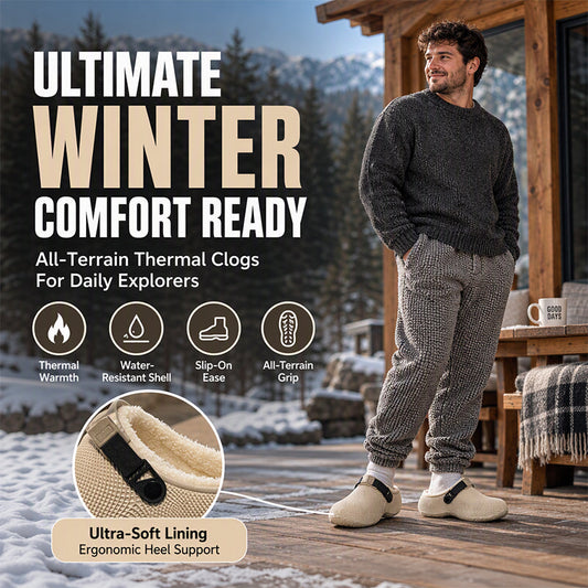 Men's Winter Warm Plush-Lined Slippers