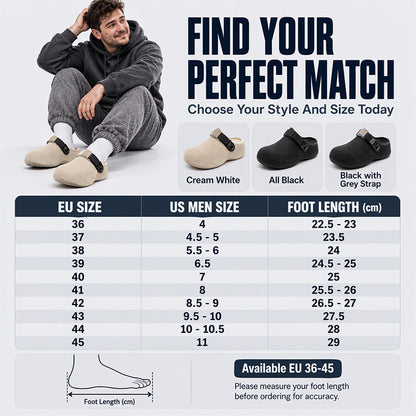 Men's Winter Warm Plush-Lined Slippers