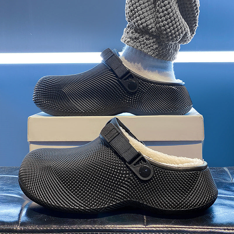 Men's Winter Warm Plush-Lined Slippers