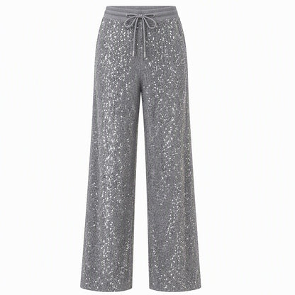 🖤Black Friday Sale:50% OFF🖤 💎Women's Sparkling Sequin Wide-Leg Pants