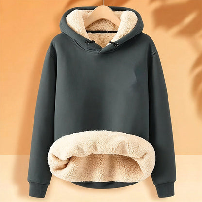 Men's Thickened Sherpa-Lined Hoodie