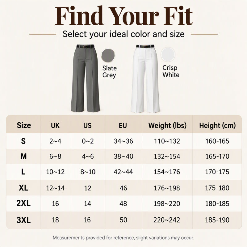 💖Black Friday Mega Deal – 50% off!💖 ☕Women's High-Waisted Wide-Leg Dress Pants