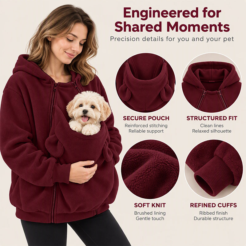 ✨Limited stock available, don’t miss out!🎉Kangaroo Pouch Pet Carrier Hoodie