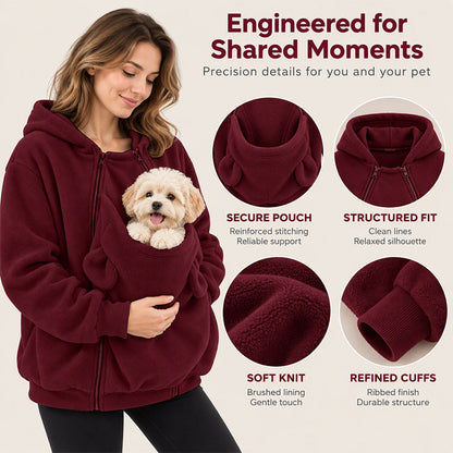 ✨Limited stock available, don’t miss out!🎉Kangaroo Pouch Pet Carrier Hoodie