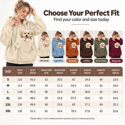 ✨Limited stock available, don’t miss out!🎉Kangaroo Pouch Pet Carrier Hoodie