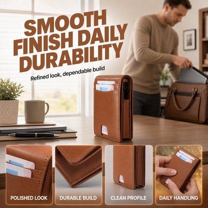 Men's Minimalist Slim RFID Blocking Wallet
