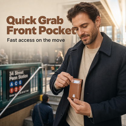Men's Minimalist Slim RFID Blocking Wallet