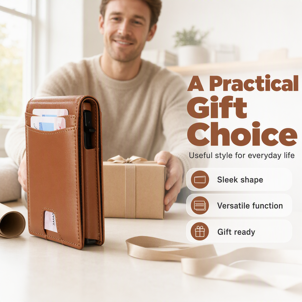 Men's Minimalist Slim RFID Blocking Wallet