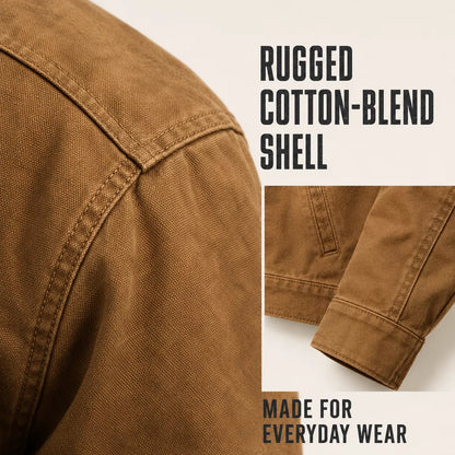 ⏰ Last Day of the Sale – 50% OFF ✨Men’s Plush-Lined Hooded Work Jacket