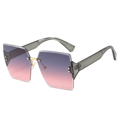 Women's Fashion Frameless Square Sunglasses