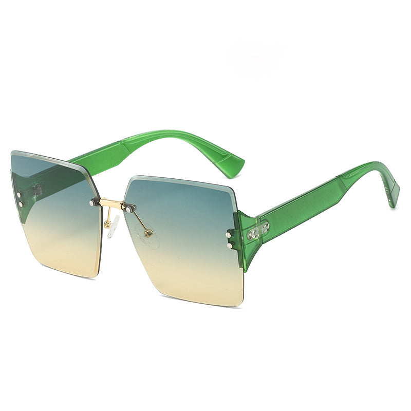 Women's Fashion Frameless Square Sunglasses