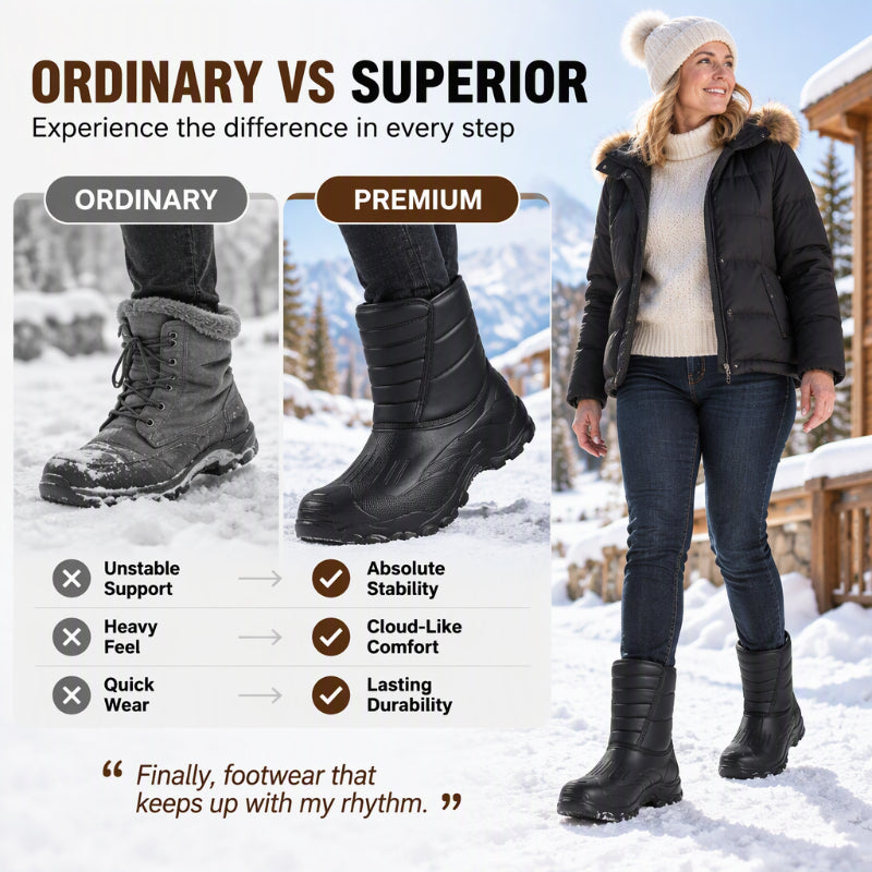 ⏰ Seasonal changeover sale: 50% off – quality at half the price! ✨Unisex Plush-Lined Waterproof Snow Boots