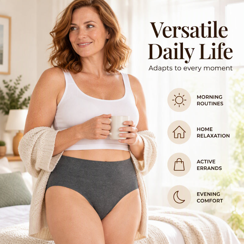 🌸 5-pack Comfortable High-Waist Women's Underwear – Shapes the Belly and Breathes Softly