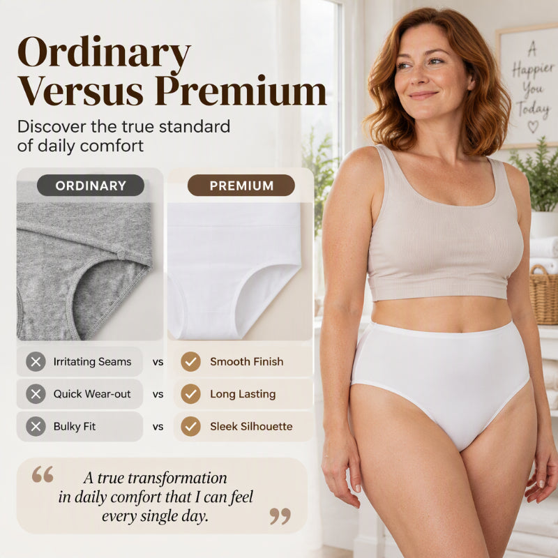 🌸 5-pack Comfortable High-Waist Women's Underwear – Shapes the Belly and Breathes Softly