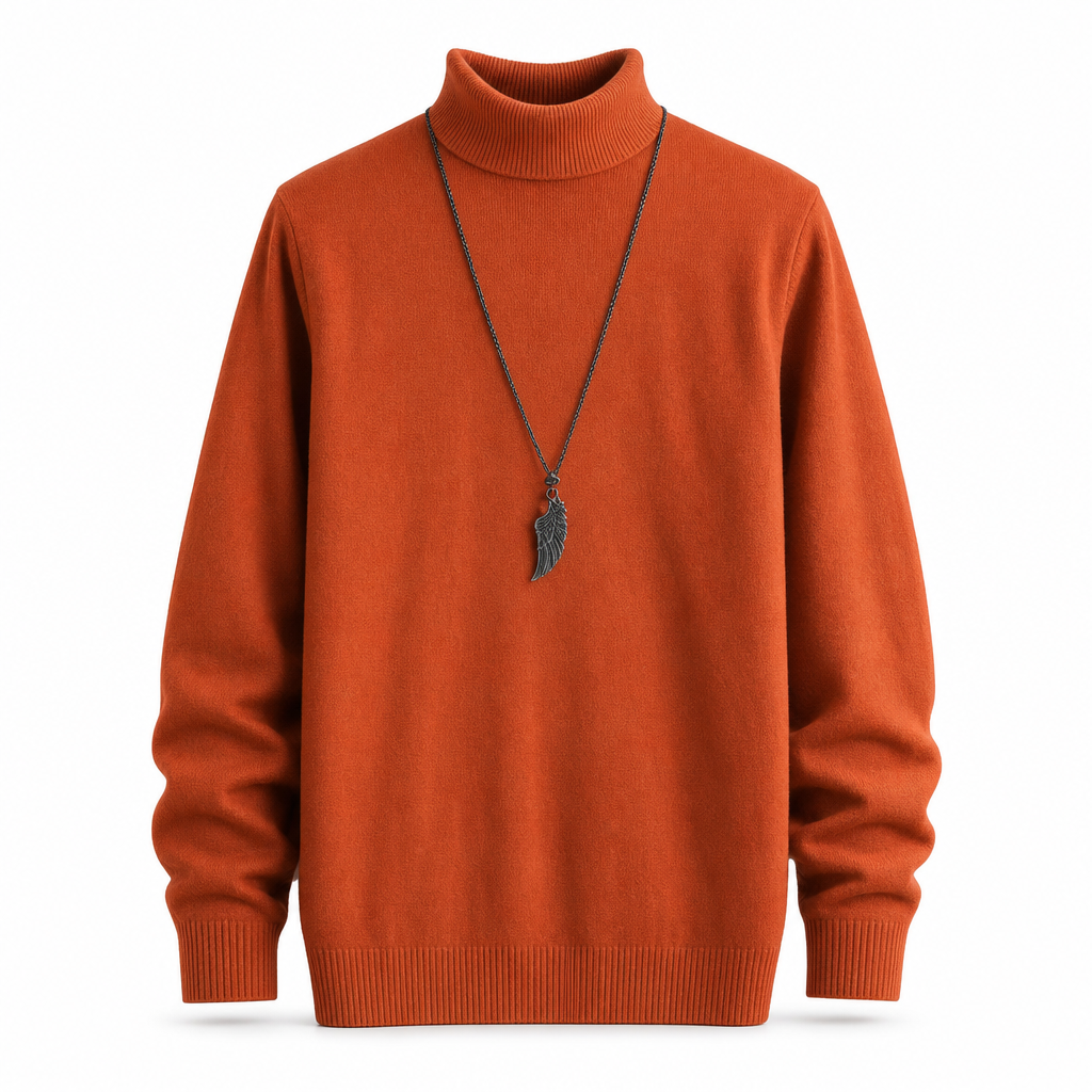 Men's Winter Slim Fit Pullover Knit Sweater