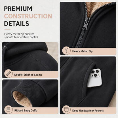 Women's Winter Warm Fleece Hooded Sweatshirt
