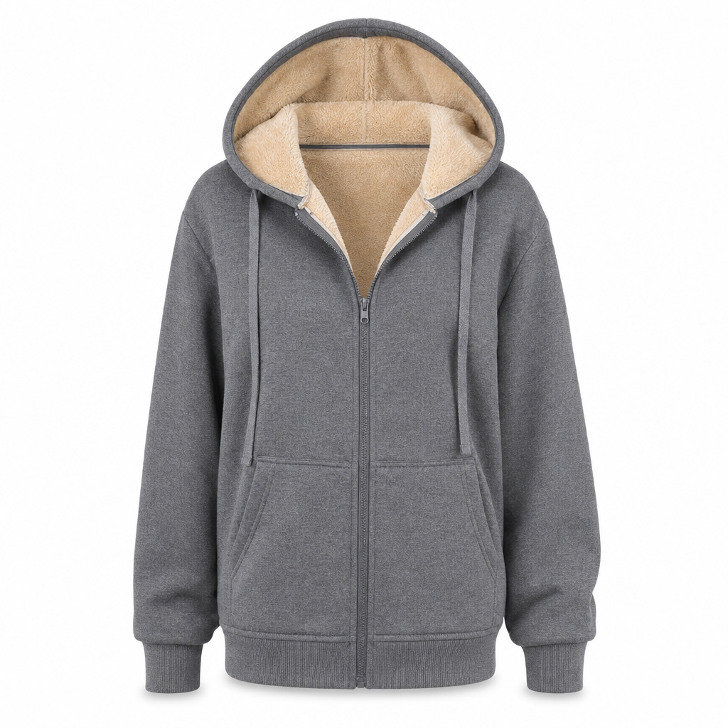 Women's Winter Warm Fleece Hooded Sweatshirt