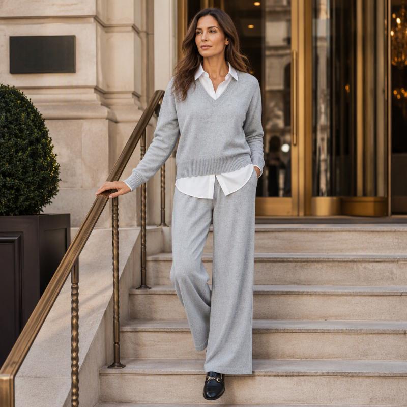 ☕️ Women's Casual Cozy Knit 3-Piece Set