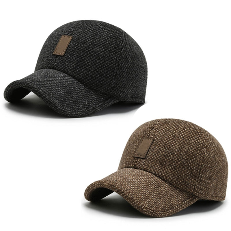 🧢 Cozy Ear Coverage, Toasty Head Warmth | Men's Warm Baseball Cap with Ear Flaps