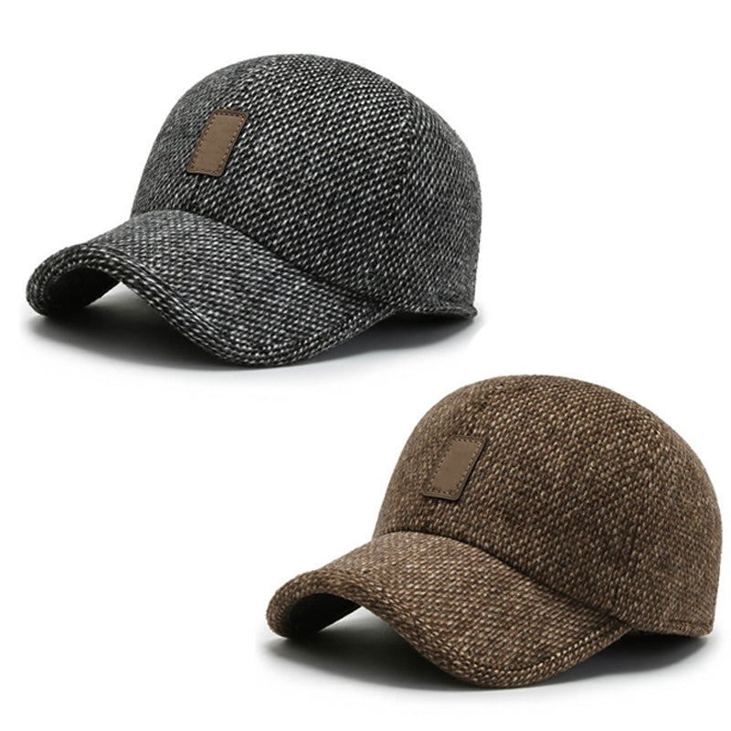 🧢 Cozy Ear Coverage, Toasty Head Warmth | Men's Warm Baseball Cap with Ear Flaps