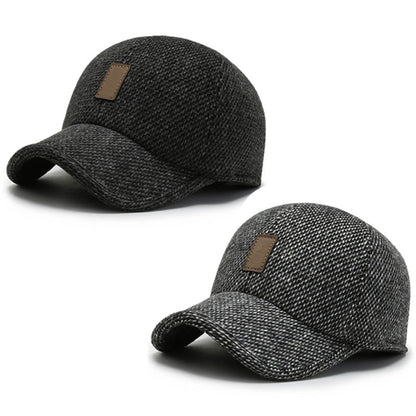 🧢 Cozy Ear Coverage, Toasty Head Warmth | Men's Warm Baseball Cap with Ear Flaps