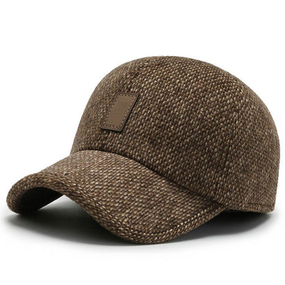 🧢 Cozy Ear Coverage, Toasty Head Warmth | Men's Warm Baseball Cap with Ear Flaps