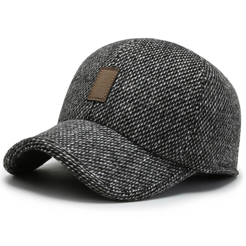 🧢 Cozy Ear Coverage, Toasty Head Warmth | Men's Warm Baseball Cap with Ear Flaps
