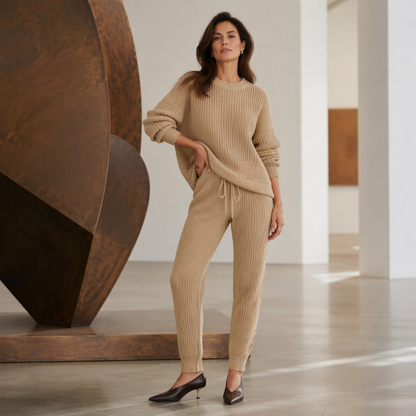 🔥New Fall/Winter Bestsellers: 50% Off💖—Women's Casual Two-Piece Ribbed Knit Set
