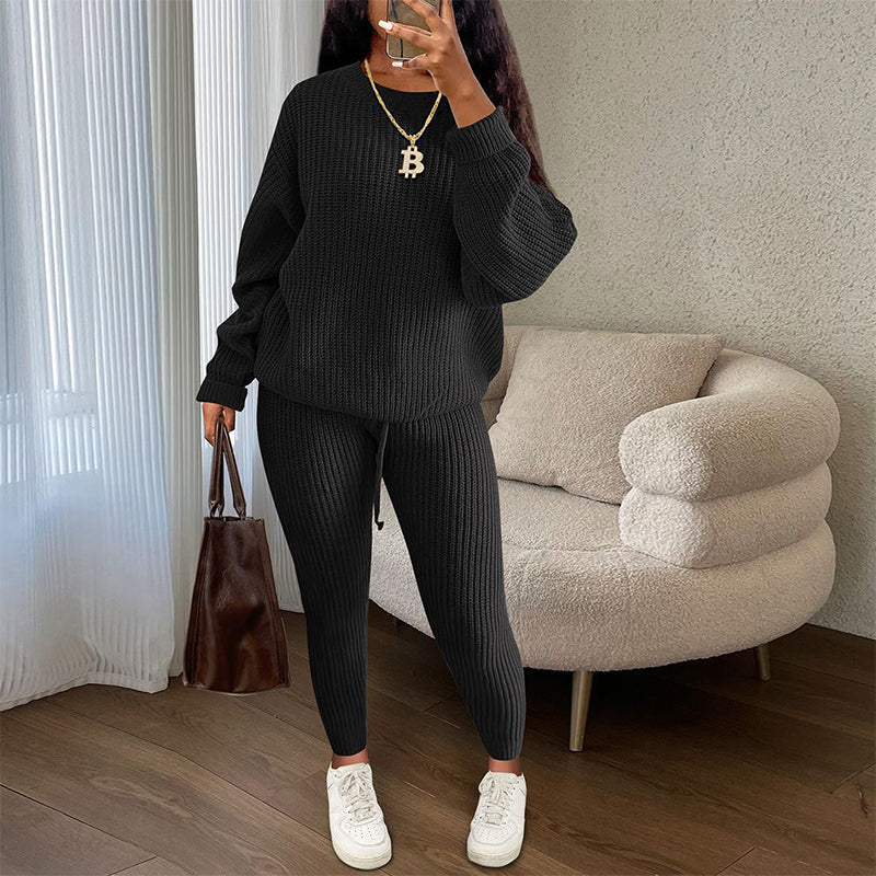 🔥New Fall/Winter Bestsellers: 50% Off💖—Women's Casual Two-Piece Ribbed Knit Set