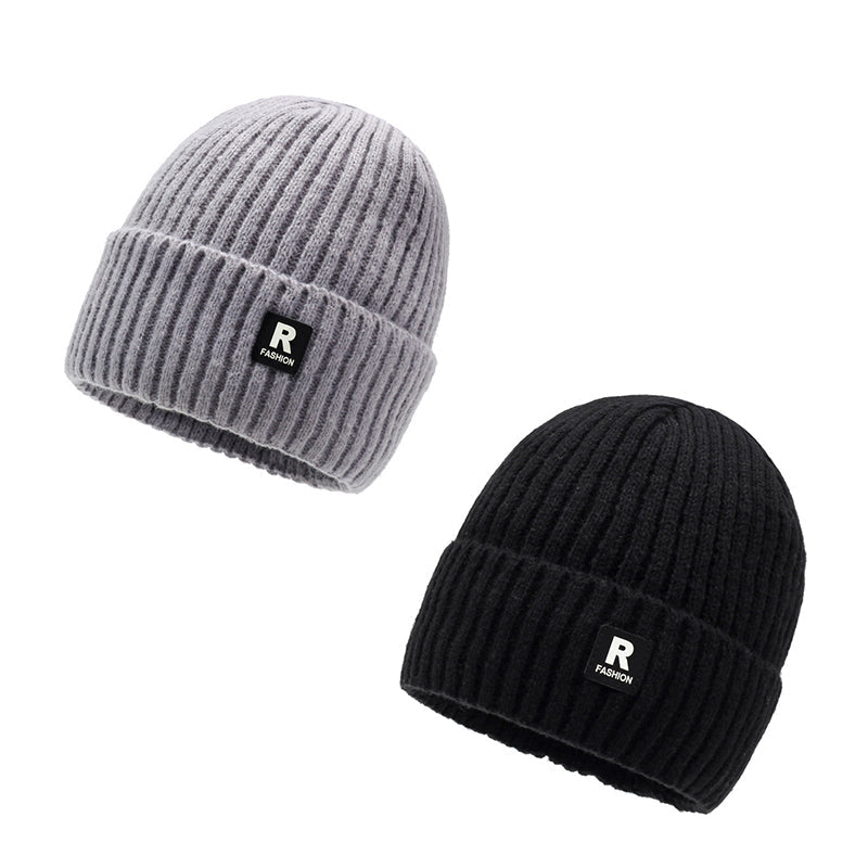 🧢 Easy Streetwear Style, Cozy Head Warmth | Men's Slouchy Knit Warm Skull Cap