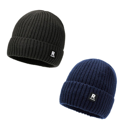 🧢 Easy Streetwear Style, Cozy Head Warmth | Men's Slouchy Knit Warm Skull Cap