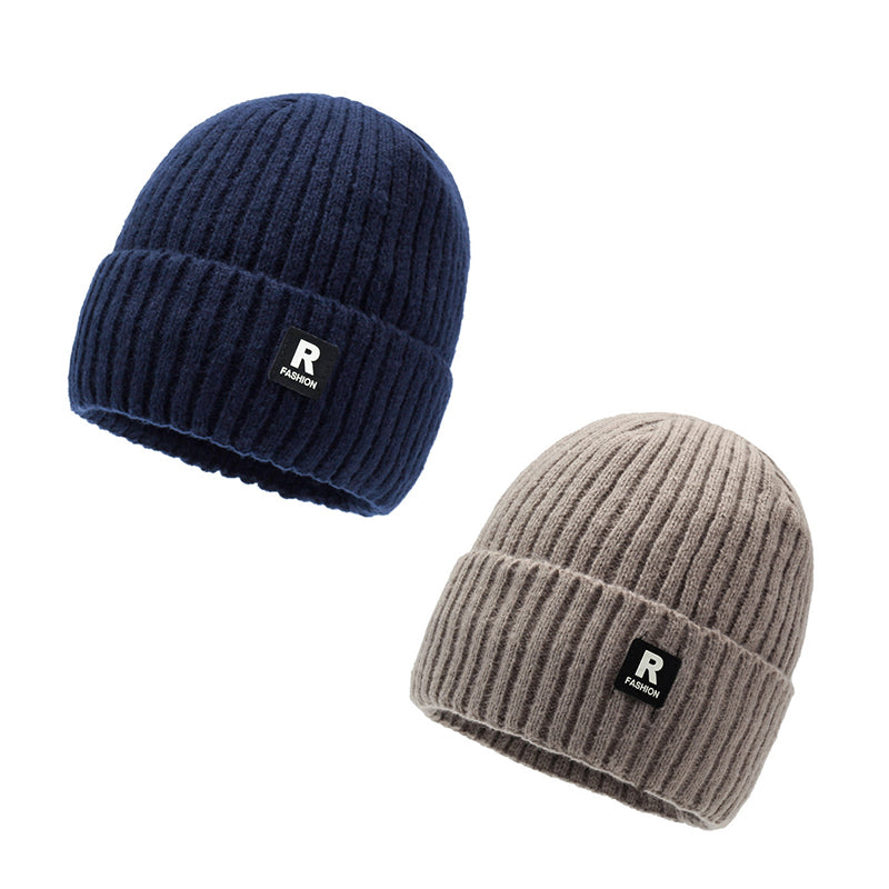 🧢 Easy Streetwear Style, Cozy Head Warmth | Men's Slouchy Knit Warm Skull Cap