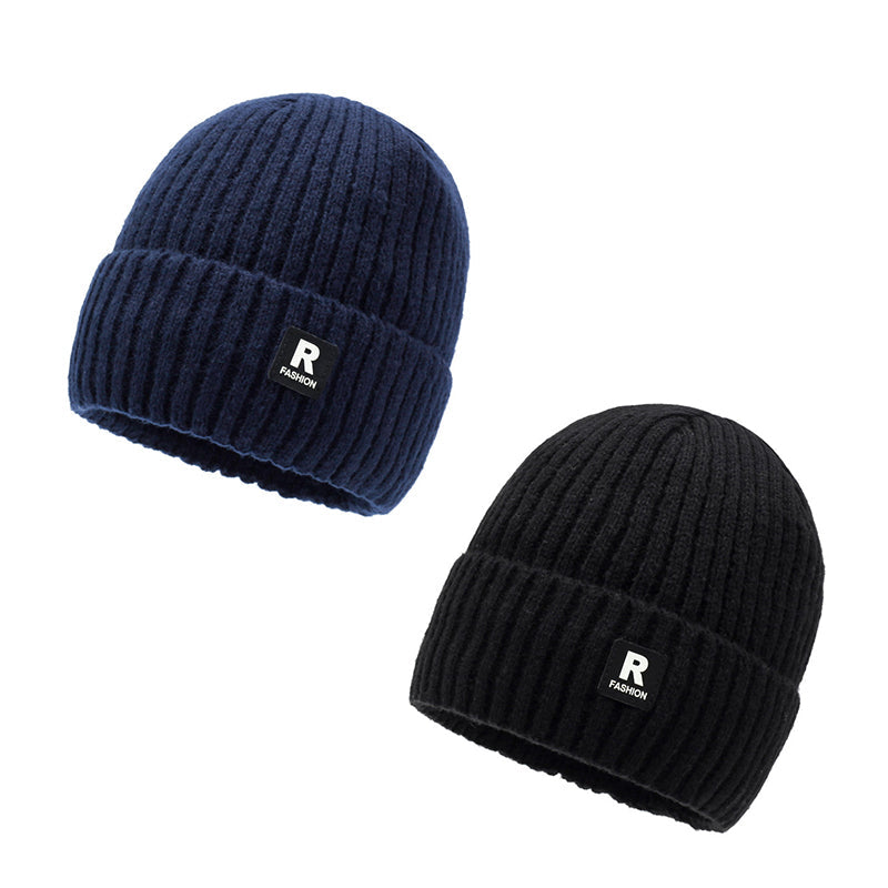 🧢 Easy Streetwear Style, Cozy Head Warmth | Men's Slouchy Knit Warm Skull Cap