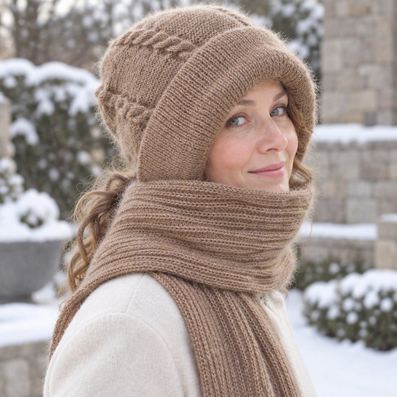 Women's Winter Warm Hooded Scarf