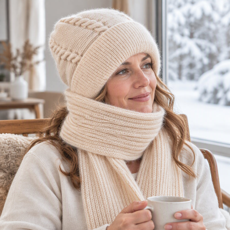 Women's Winter Warm Hooded Scarf