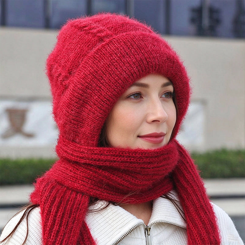 Women's Winter Warm Hooded Scarf
