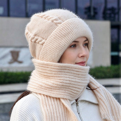 Women's Winter Warm Hooded Scarf