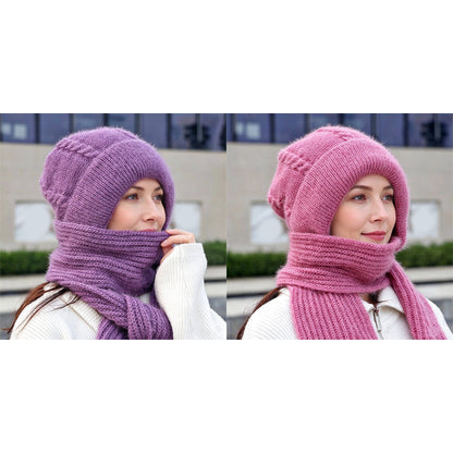 Women's Winter Warm Hooded Scarf