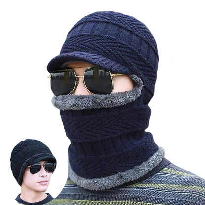 3-In-1 Winter Balaclava Thermal Hood with Visor
