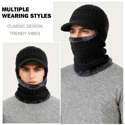 3-In-1 Winter Balaclava Thermal Hood with Visor