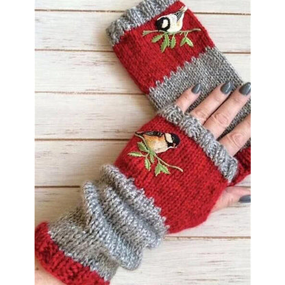 Winter Warm Half Finger Knitted Gloves