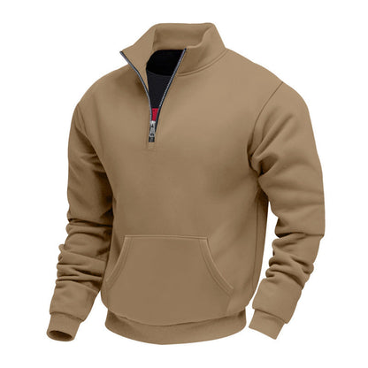 🧥 Toasty Warmth, Easy Layered Comfort | Men's Warm Half-Zip Sweatshirt