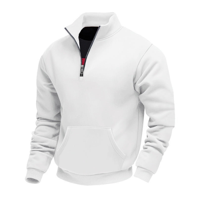 🧥 Toasty Warmth, Easy Layered Comfort | Men's Warm Half-Zip Sweatshirt
